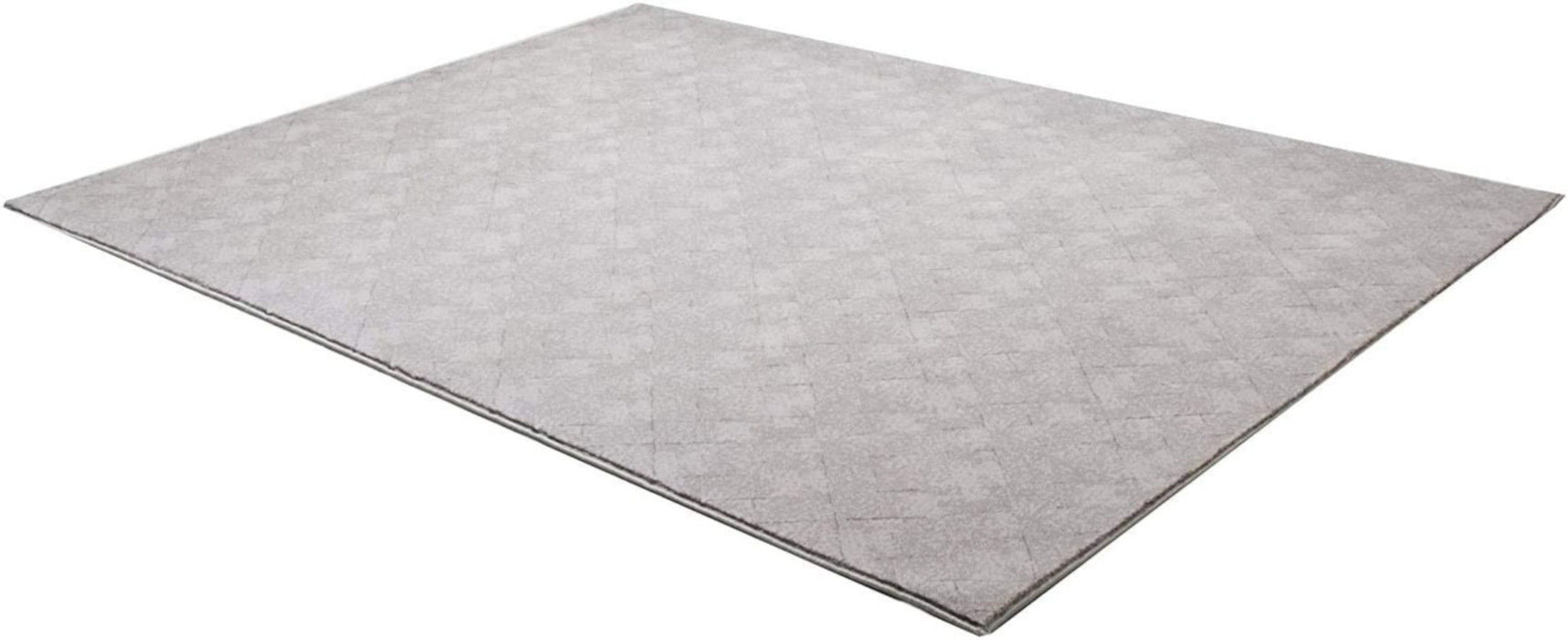 7' x 10' Distressed Diamonds Area Rug - Gray