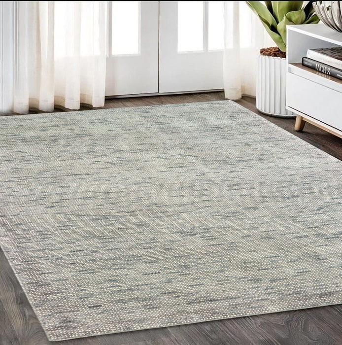 5' X 8' Hand Tufted Area Rug - Stone And Gray