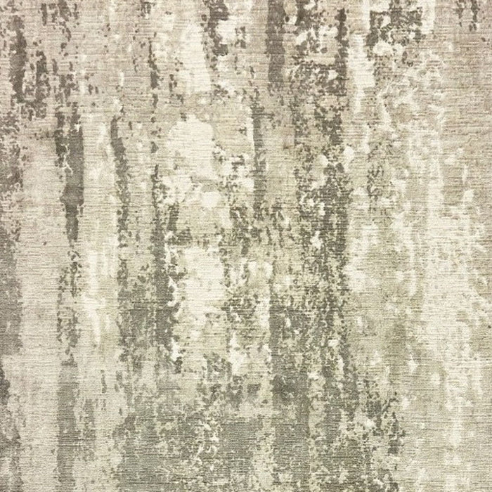 10' x 14' Abstract Splash Indoor Area Rug - Gray And Ivory