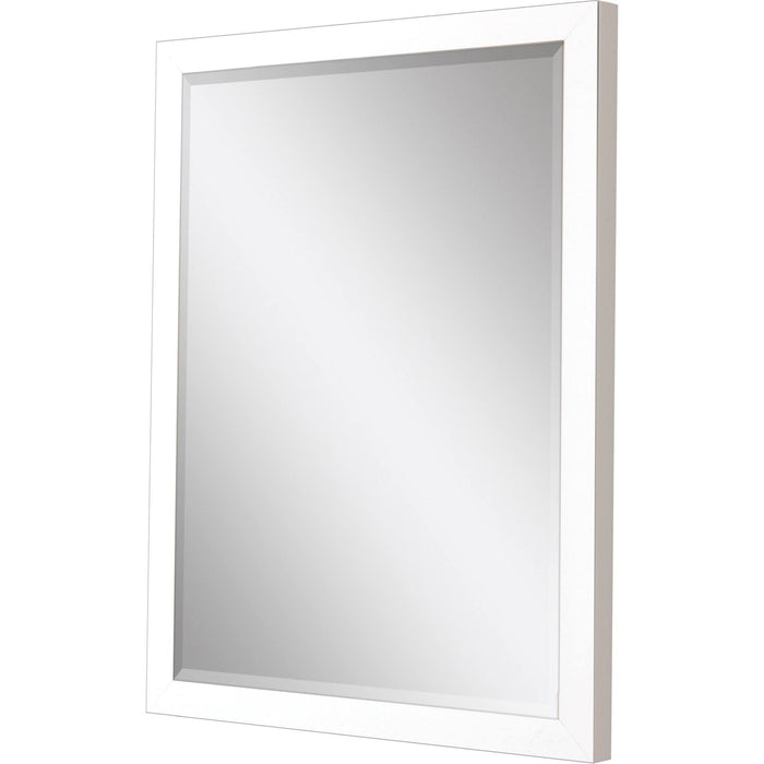 43" Framed Accent Mirror - White