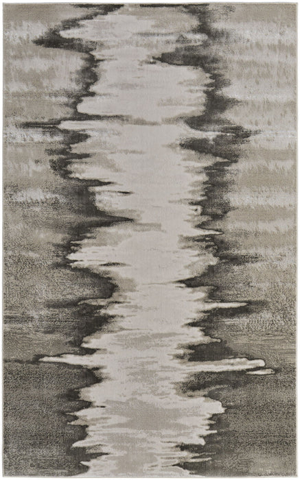 12' X 18' Abstract Area Rug - Gray