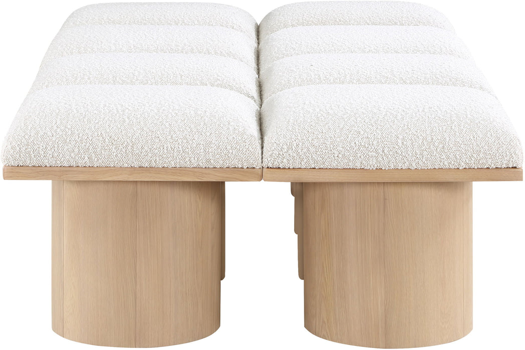 Pavilion - 8 Piece Modular Bench With Natural Base