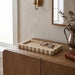 Marble tray from Meridian Furniture's Josie collection, featuring a sleek, genuine marble surface perfect for home decor.