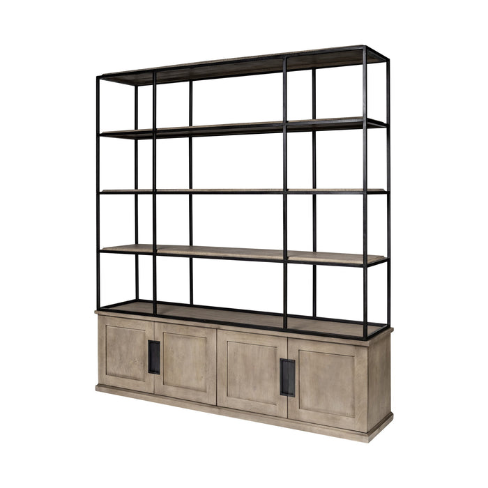 Three Tier Bookcase (380591) - Brown