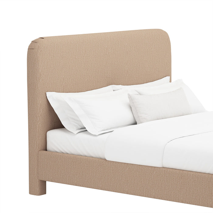 Layton - Rounded Corner Upholstered Bed