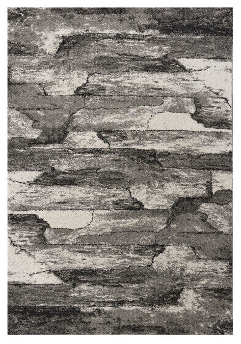 7.8' x 10.8' Abstract Area Rug - Gray