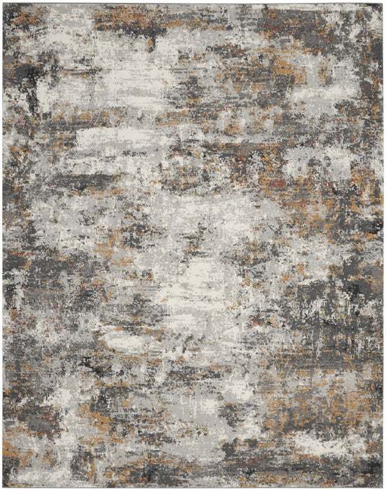 8' X 10' Abstract Area Rug (551124) - Gray