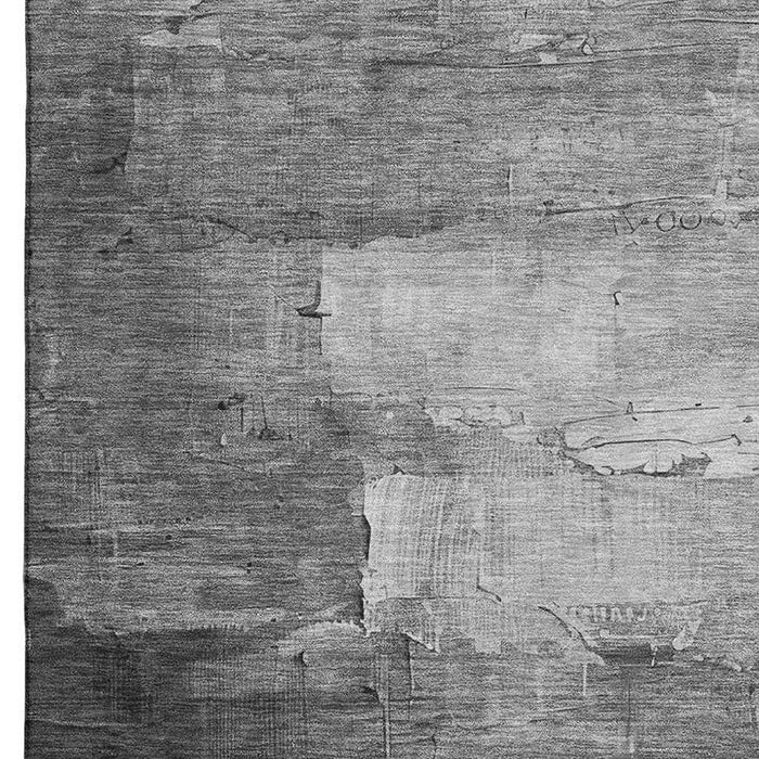 10' X 14' Abstract Washable Area Rug With UV Protection (693912) - Gray / Silver / Charcoal