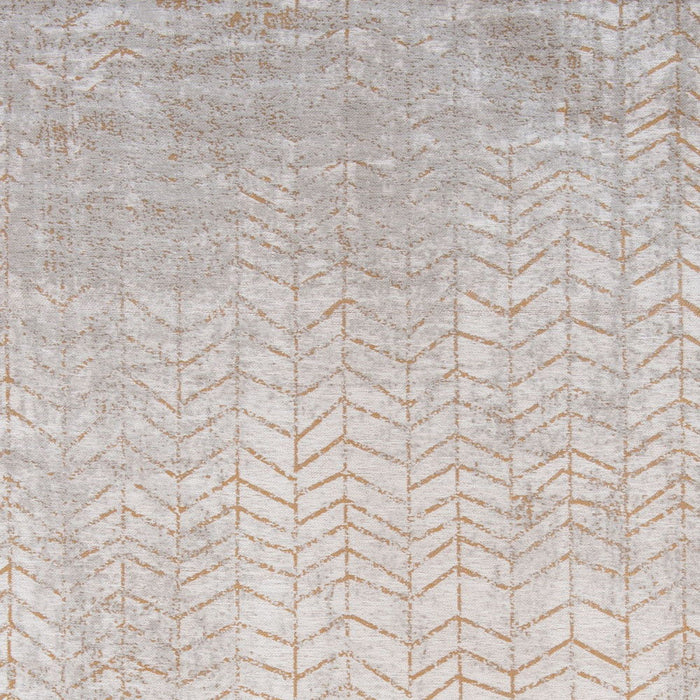 6' x 8' Chevron Non Skid Area Rug - Gray And Yellow