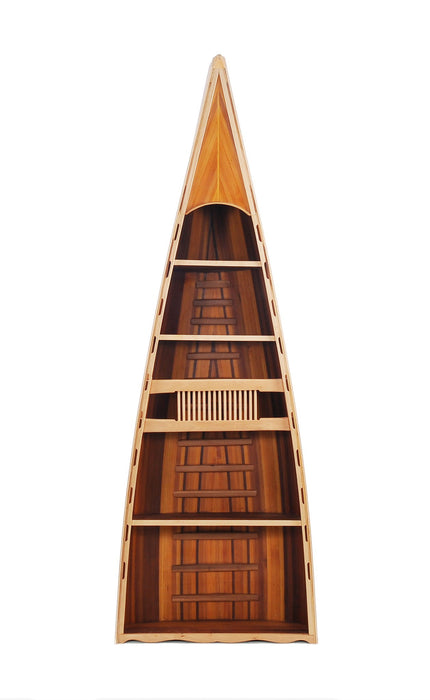 Six Tier Boat Bookcase - Brown