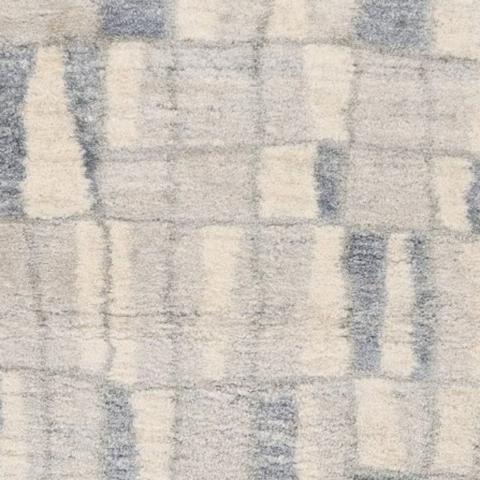 7' x 9' Area Rug - Ivory And Blue