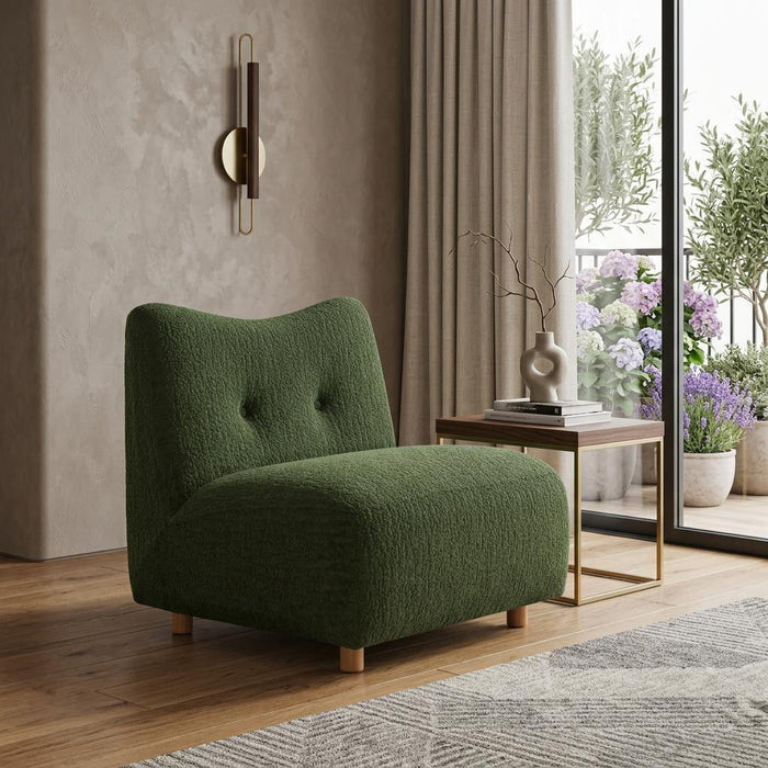 Fabric Side Chair - Green