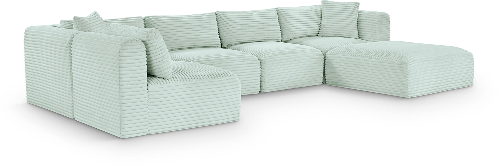 Shaggy - 6 Piece Modular U-Shaped Sectional