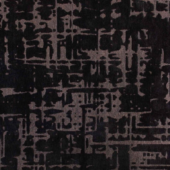 5' X 7' Abstract Washable Area Rug (548682) - Black / Gray