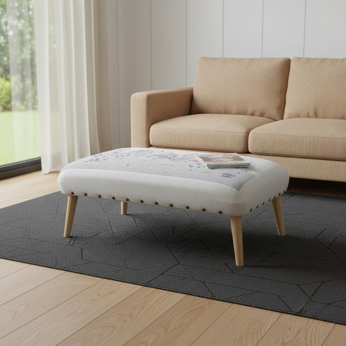 Ottoman Wool - Brown / Cream