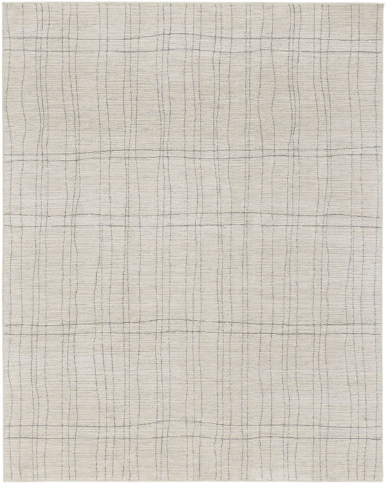 8' X 10' Abstract Polypropylene Material Area Rug - Gray