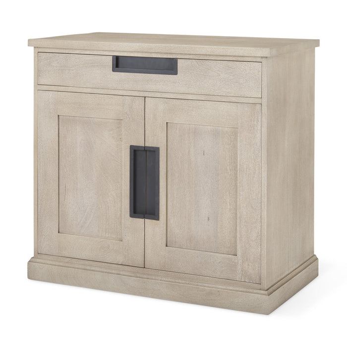Accent Cabinet With Two Doors One Drawer (727714) - Brown