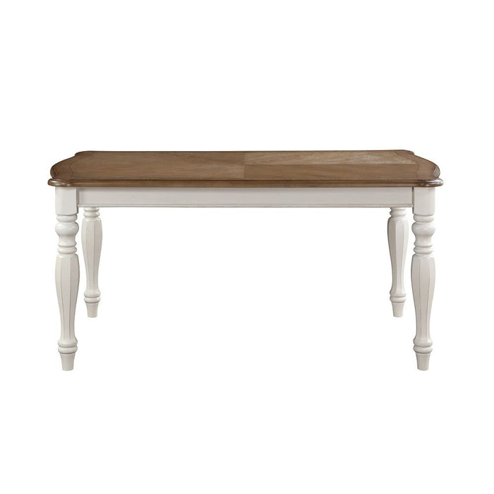 Florian - Dining Table - Oak & Antique White
