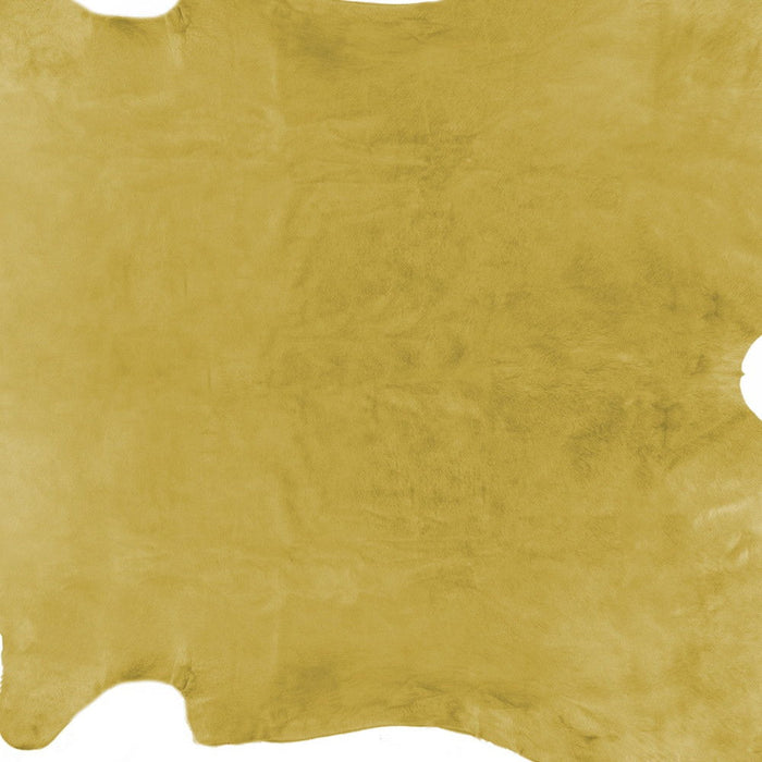6' x 7' Cowhide Cowhide Area Rug - Gold