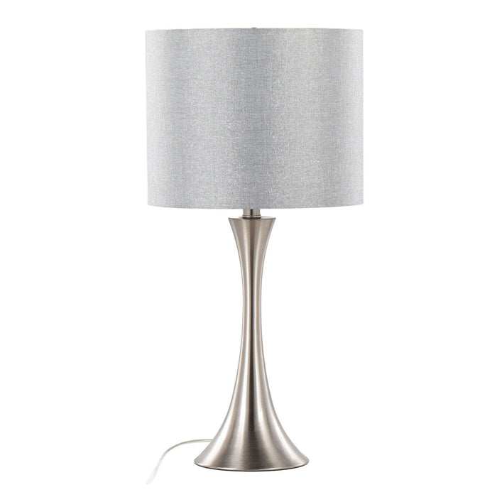 Lenuxe - 24" Metal Table Lamp (Set of 2) - Steel Base