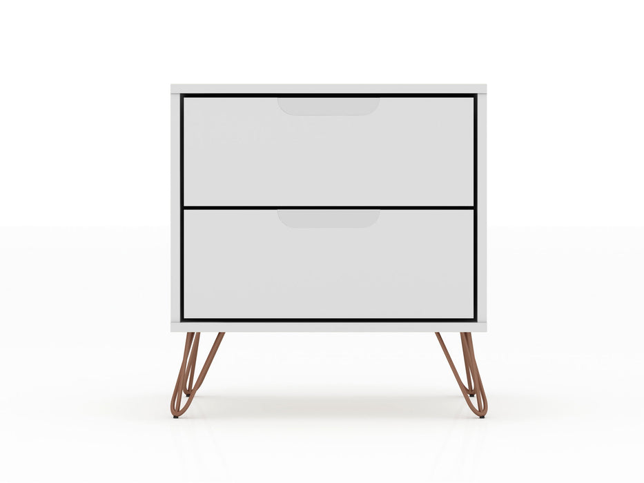 Manhattan Rockefeller - 2-Drawer Nightstand
