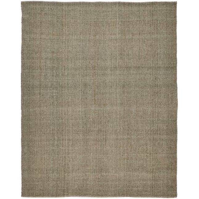 9' x 12' Hand Woven Polyester Area Rug - Green