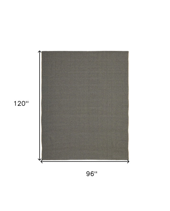 8' x 10' Hand Woven Polypropylene Area Rug - Green