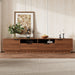 Giga TV stand with deep drawers, cable management, and soft closing hinges, modern entertainment center for living room setup