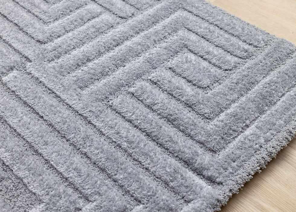 5' X 8' Geometric Area Rug (661265) - Gray / Dark Gray