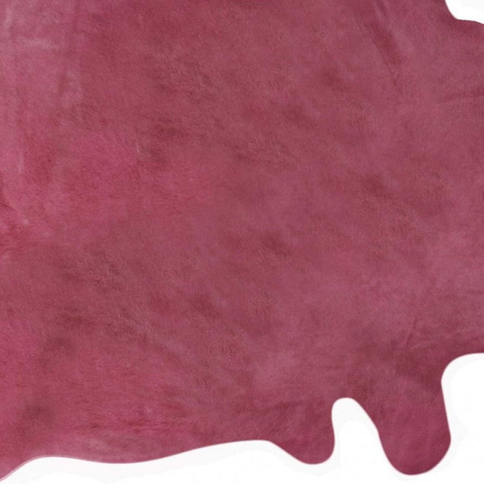 60" x 84" Cowhide Area Rug - Fuschia