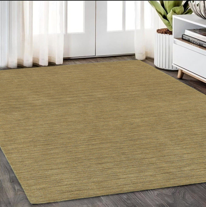 5' X 8' Wool Hand Tufted Area Rug - Gold