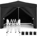 Giga 10x10 ft folding canopy with four removable sidewalls, portable outdoor gazebo for parties, camping, and events.