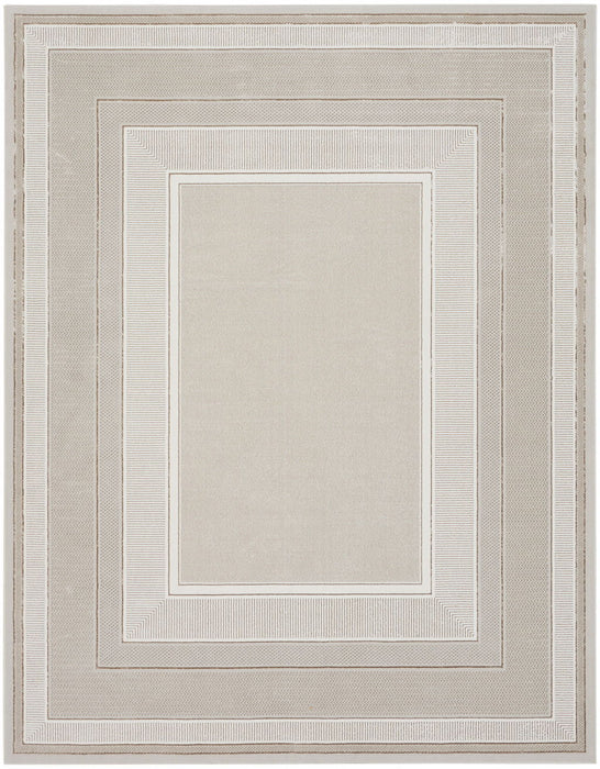 9' X 12' Geometric Area Rug (551375) - Cream