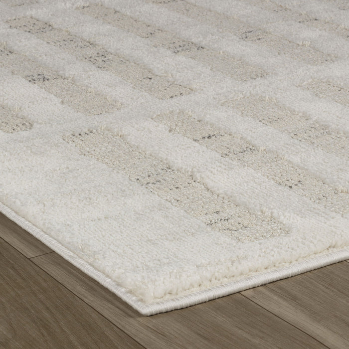 9' X 12' Abstract Area Rug (619354) - Gray / Beige