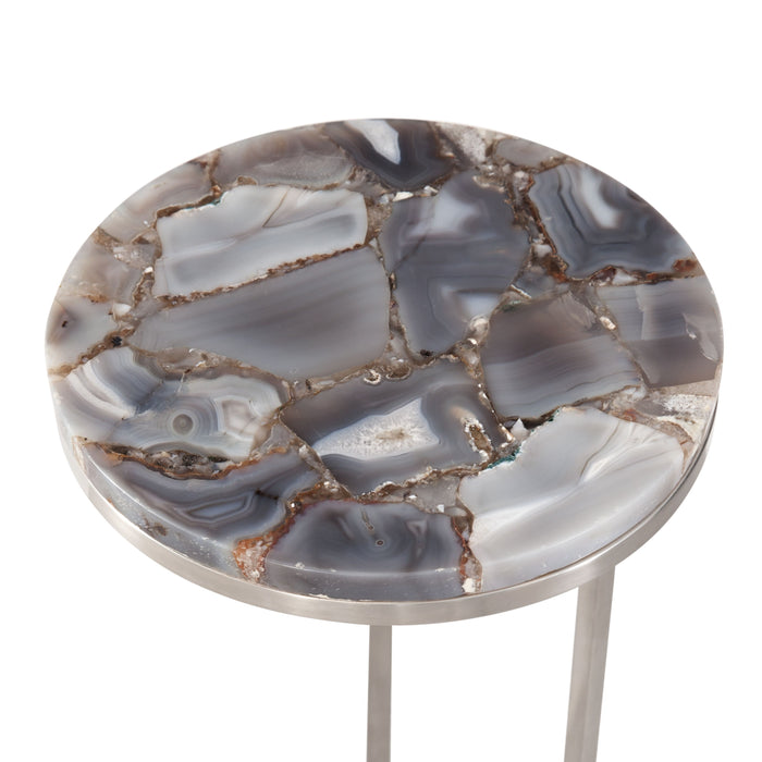 McCoy - Accent Table - Gray Agate