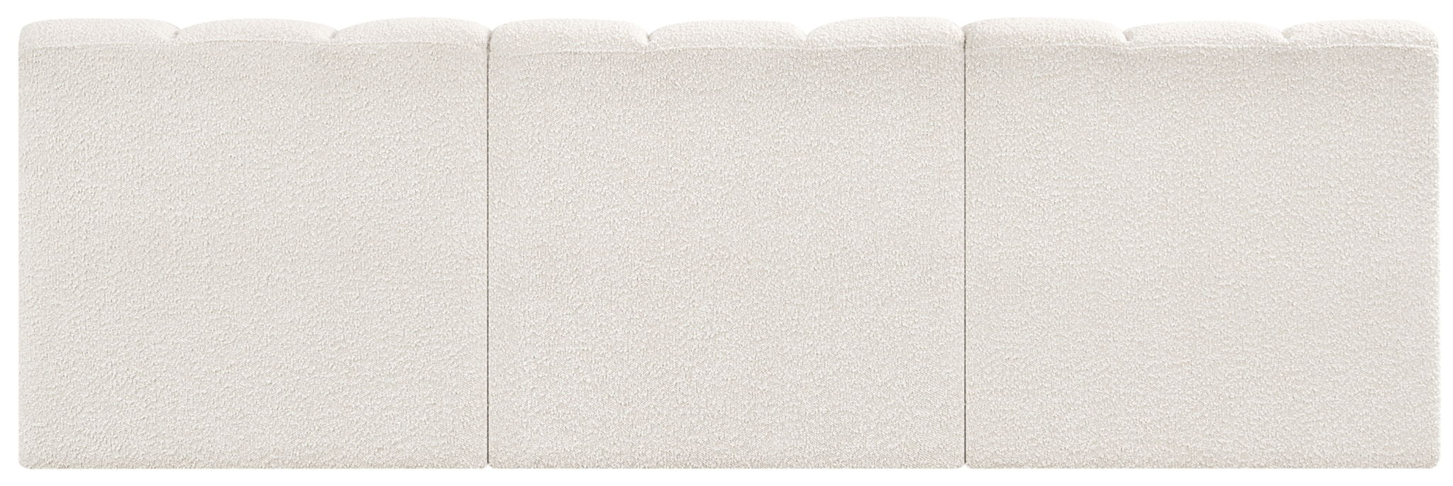 Arc - Boucle Fabric 3 Seats Modular Sofa