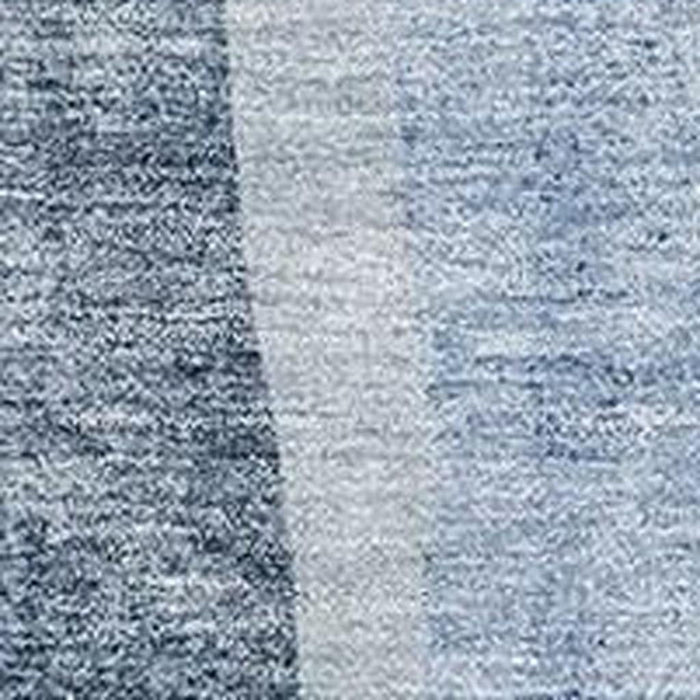 9' X 12' Abstract Washable Area Rug With UV Protection (655311) - Blue / Ivory