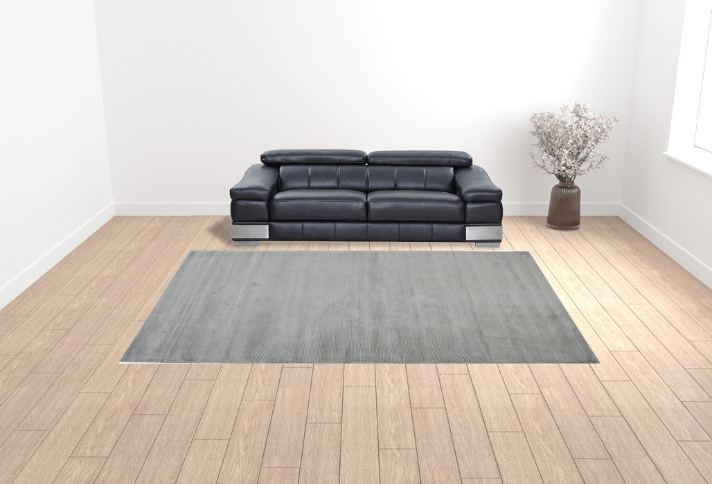 10' x 13' Hand Woven Area Rug - Gray