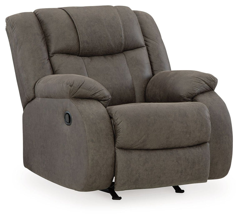 First Base - Rocker Recliner - Gunmetal