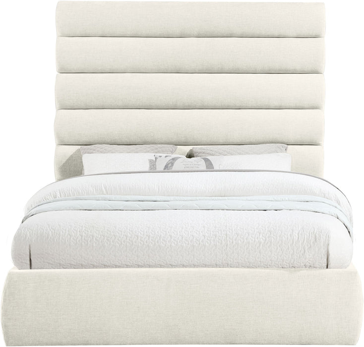 Adam - Chenille Fabric Bed With 70.5" Headboard