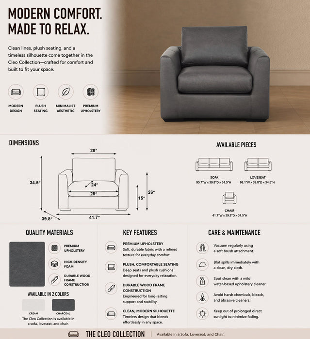 Manhattan Cleo - Upholstered Accent Chair