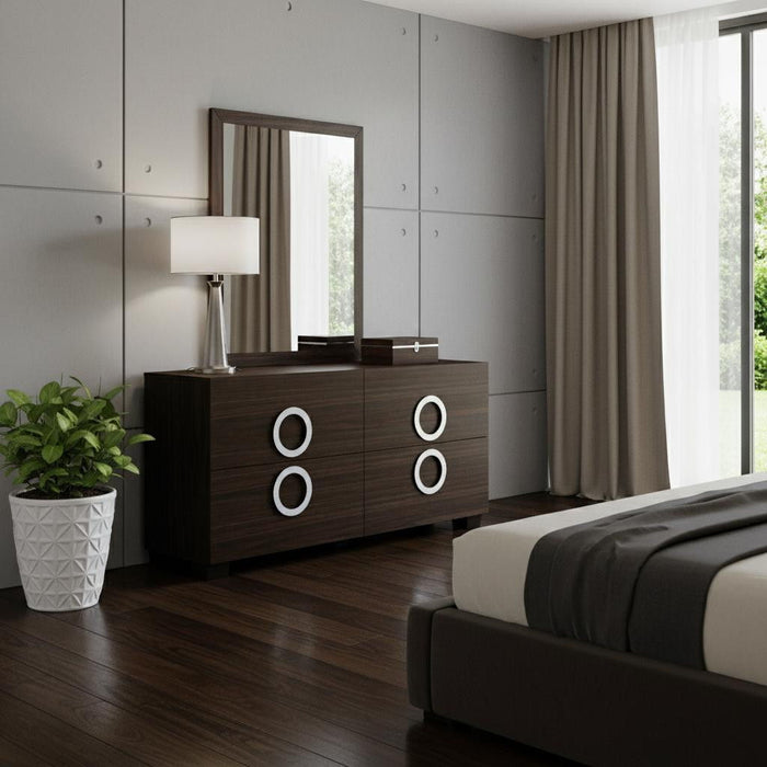 Refined Wenge High Gloss Dresser - Brown