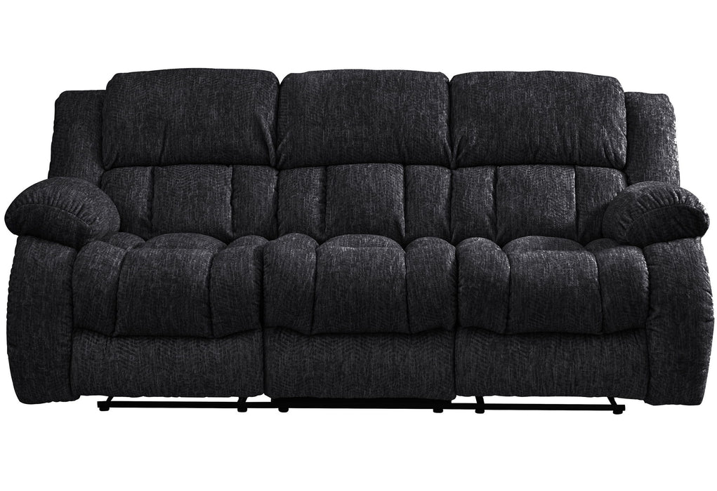 U250 - 3 Piece Living Room Set (Reclining Sofa / Console Reclining Loveseat / Glider Recliner) - Ebony