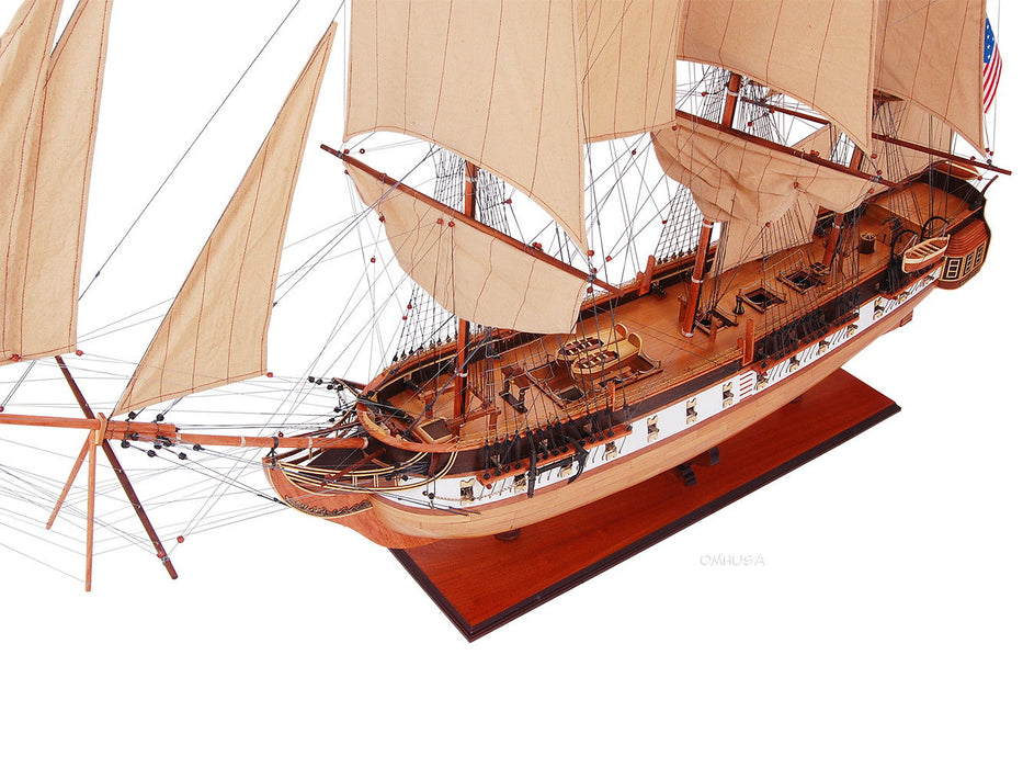 Hand Painted Model Boat (624638) - Light Brown / Beige