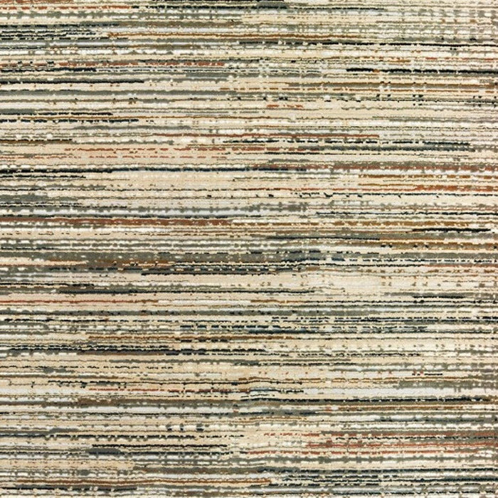 6' x 9' Abtract Lines Indoor Area Rug - Ivory Sage