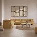 Meridian Furniture Hammond velvet performance fabric 7-piece corner sectional sofa with plush cushions and modern design.