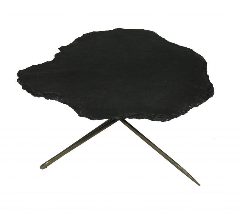 Live Edge Coffee Tables (Set of 2) - Black
