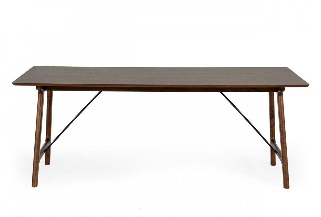 Wood Dining Table (486042) - Brown