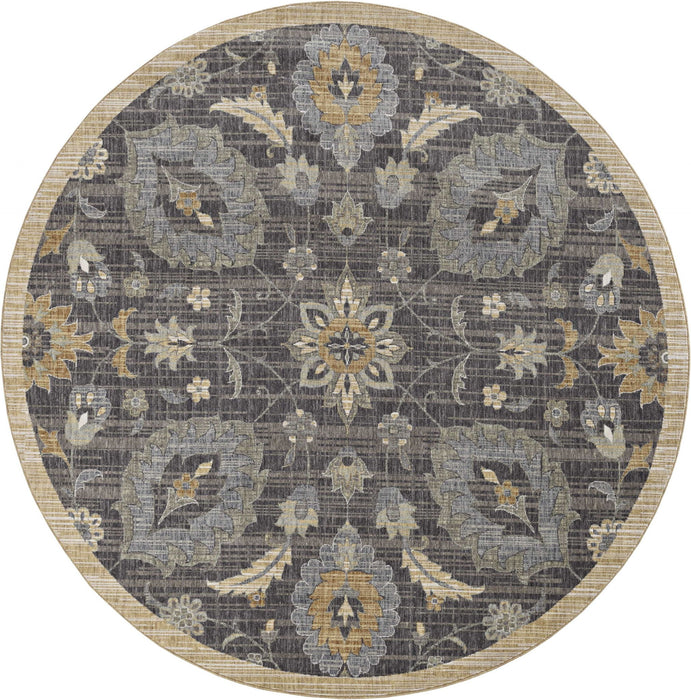 108" x 108" Wool Rug - Taupe