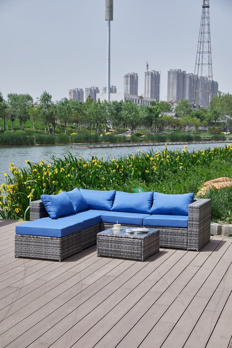 Patio Sofa With Cushions